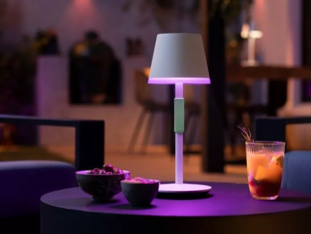 Philips Hue Go Portable Smart Table Lamp for light therapy