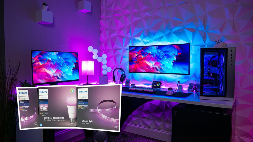 Philips Hue smart lights enhancing the gaming experience